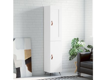 vidaXL Skříň highboard bílá 34,5 x 34 x 180 cm kompozitní dřevo