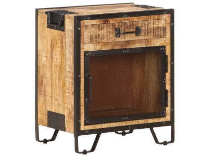 vidaXL Noční stolek 43 x 30 x 51 cm masivní hrubé mangovníkové dřevo