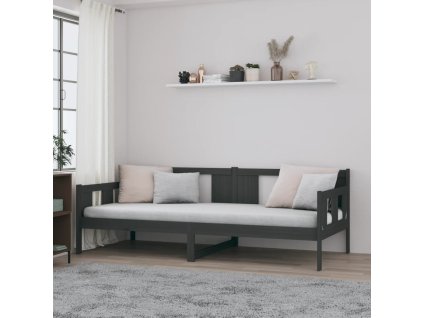 vidaXL Válenda šedá masivní borové dřevo 80 x 200 cm