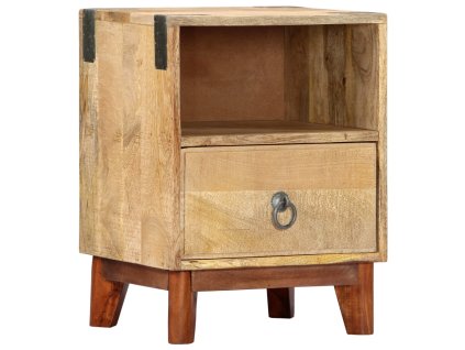 vidaXL Noční stolek 40 x 30 x 52 cm masivní hrubý mangovník