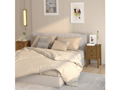 vidaXL Noční stolky 2 ks medově hnědé 40x35x61,5 cm masivní borovice