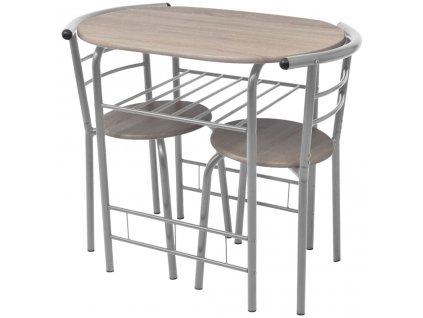 vidaXL Snídaňový barový set MDF