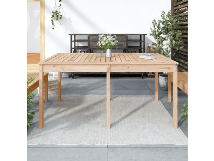 vidaXL Zahradní stůl 159,5 x 82,5 x 76 cm masivní borové dřevo