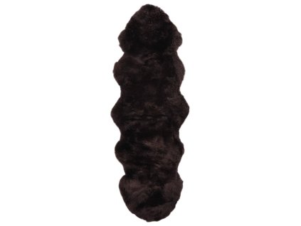 vidaXL Koberec z ovčí kůže 60 x 180 cm hnědý