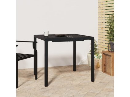 vidaXL Zahradní stolek antracitový 80 x 80 x 72 cm ocel