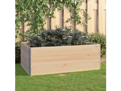 vidaXL Vyvýšené záhony 3 ks 100 x 150 cm masivní borové dřevo