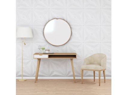 vidaXL Nástěnné panely 48 ks bílé 50 x 50 cm XPS 12 m² hvězda