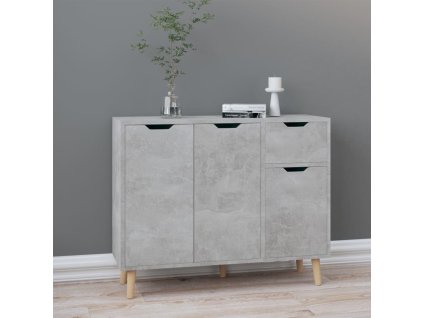 vidaXL Příborník betonově šedý 90 x 30 x 72 cm kompozitní dřevo