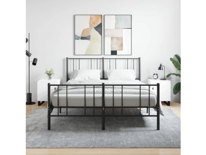 vidaXL Noční stolky 2 ks lesklé bílé 40 x 40 x 50 cm kompozitní dřevo