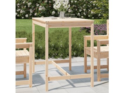 vidaXL Zahradní stůl 82,5 x 82,5 x 110 cm masivní borové dřevo