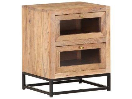 vidaXL Noční stolek 40 x 30 x 50 cm masivní akáciové dřevo