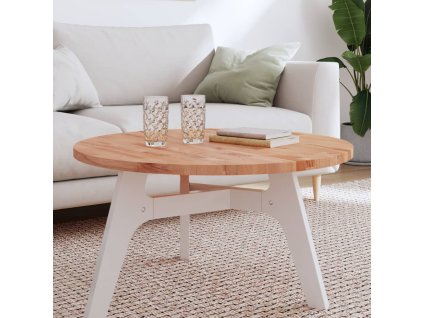 vidaXL Stolní deska Ø 80 x 2,5 cm kulatá masivní bukové dřevo
