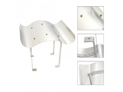 vidaXL Komínová stříška nerezová ocel 70 x 70 x 37 cm