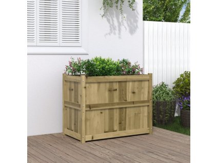 vidaXL Zahradní truhlík 90 x 50 x 50 cm impregnované borové dřevo