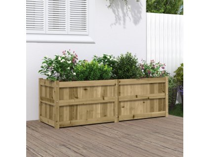 vidaXL Zahradní truhlík 150 x 50 x 50 cm impregnované borové dřevo