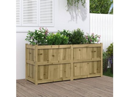 vidaXL Zahradní truhlík 150 x 50 x 70 cm impregnované borové dřevo