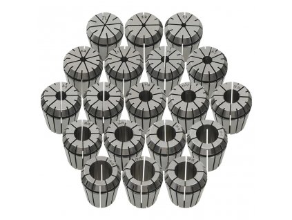 vidaXL Kleštiny ER32 19 ks sada soustružnických nástrojů