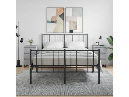 vidaXL Noční stolky 2 ks betonově šedé 40x35x69 cm kompozitní dřevo