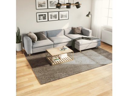 vidaXL Koberec HUARTE vysokým vlasem lesklý vzhled šedý 200x280 cm