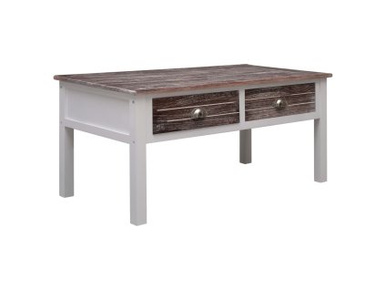 vidaXL Konferenční stolek hnědý 100 x 50 x 45 cm dřevo