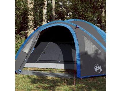 vidaXL Kempingový stan kopule pro 4 osoby modrý nepromokavý