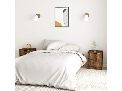 vidaXL Noční stolky 2 ks kouřový dub 40 x 40 x 50 cm kompozitní dřevo