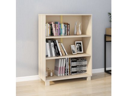vidaXL Knihovna HAMAR medově hnědá 85 x 35 x 112 cm masivní borovice