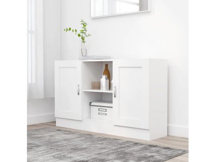vidaXL Příborník bílý 120 x 30,5 x 70 cm kompozitní dřevo