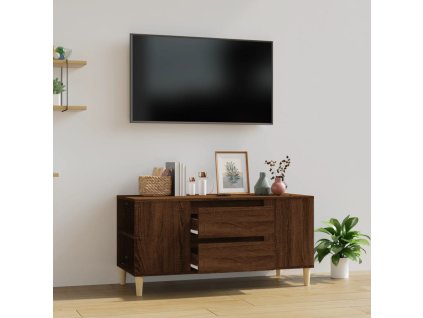 vidaXL TV skříňka hnědý dub 102x44,5x50 cm kompozitní dřevo