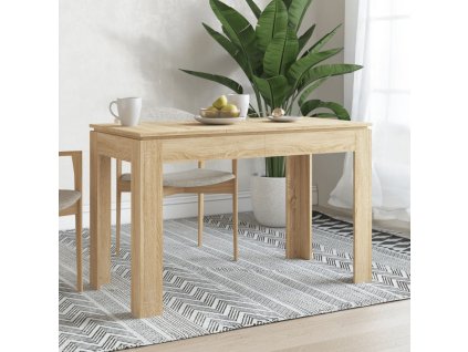 vidaXL Jídelní stůl dub sonoma 120 x 60 x 76 cm kompozitní dřevo