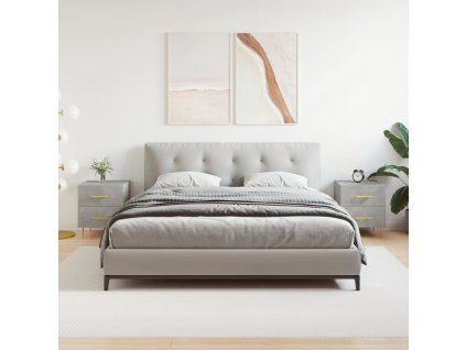 vidaXL Noční stolky 2 ks betonově šedé 40x35x47,5 cm kompozitní dřevo