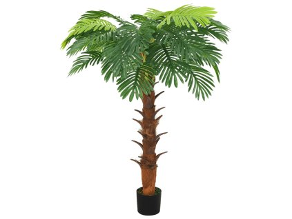 vidaXL Umělý cykas japonský s květináčem 160 cm zelený