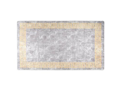 vidaXL Koberec pratelný 190 x 300 cm šedý protiskluzový