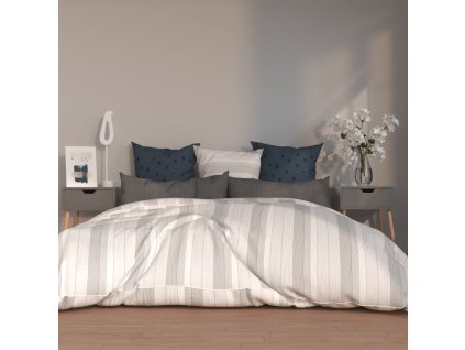 vidaXL Noční stolky 2 ks šedé 40 x 40 x 56 cm kompozitní dřevo