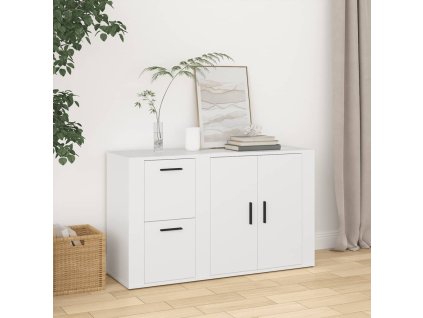 vidaXL Příborník bílý 100x33x59,5 cm kompozitní dřevo