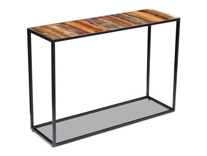vidaXL Konzolový stolek masivní recyklované dřevo 110 x 35 x 76 cm