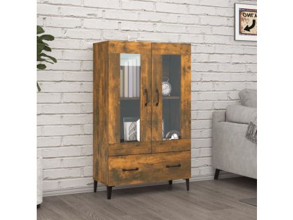 vidaXL Komoda kouřový dub 70 x 31 x 115 cm kompozitní dřevo