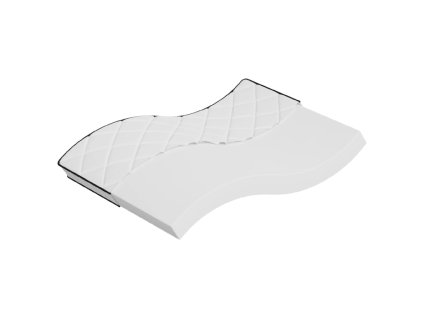 vidaXL Pěnová matrace středně měkká 140 x 190 cm