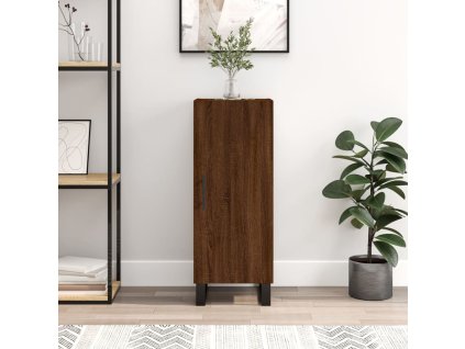 vidaXL Příborník Hnědý dub 34,5 x 34 x 90 cm kompozitní dřevo