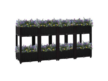 vidaXL Vyvýšený záhon 160 x 40 x 71 cm polypropylen