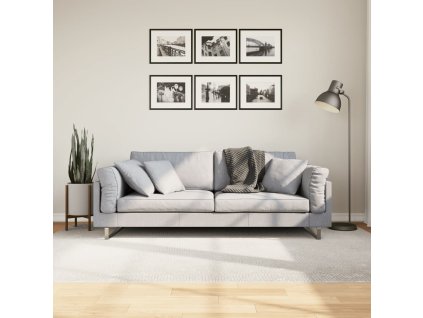 vidaXL Koberec IZA krátký vlas skandinávský vzhled krémový 160x230 cm
