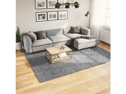 vidaXL Koberec PAMPLONA s vysokým vlasem moderní šedý 200 x 280 cm