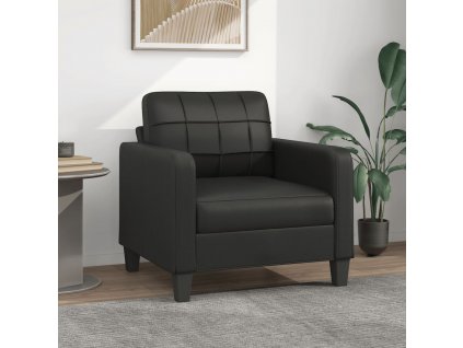 vidaXL Křeslo černé 60 cm umělá kůže