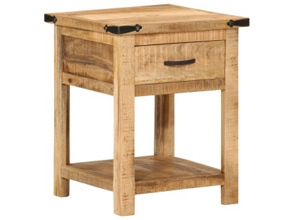 vidaXL Noční stolek 40 x 40 x 50 cm masivní mangovníkové dřevo
