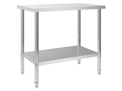 vidaXL Kuchyňský pracovní stůl 100 x 60 x 85 cm nerezová ocel