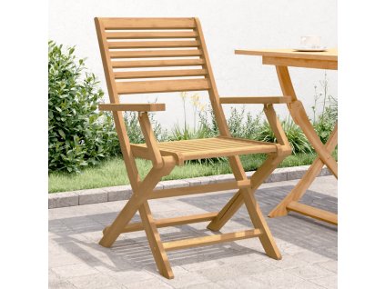 vidaXL Skládací zahradní židle 4 ks 54,5x61,5x86,5 cm masivní akácie