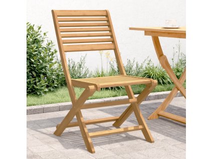 vidaXL Skládací zahradní židle 4 ks 48,5 x 61,5 x 87 cm masivní akácie