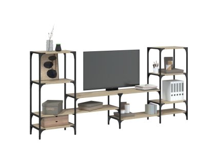vidaXL TV skříňka dub sonoma 206,5 x 28,5 x 95 cm kompozitní dřevo