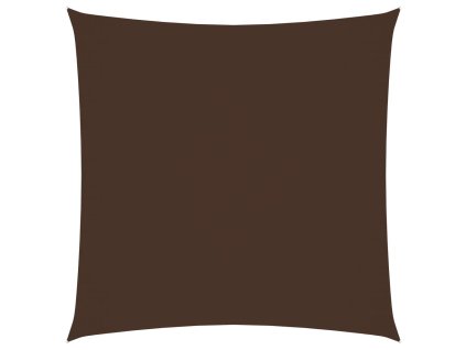 vidaXL Stínící plachta oxfordská látka čtvercová 6 x 6 m hnědá