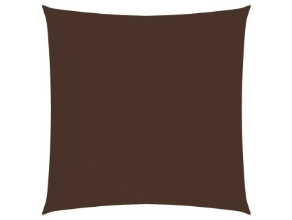 vidaXL Stínící plachta oxfordská látka čtvercová 7 x 7 m hnědá